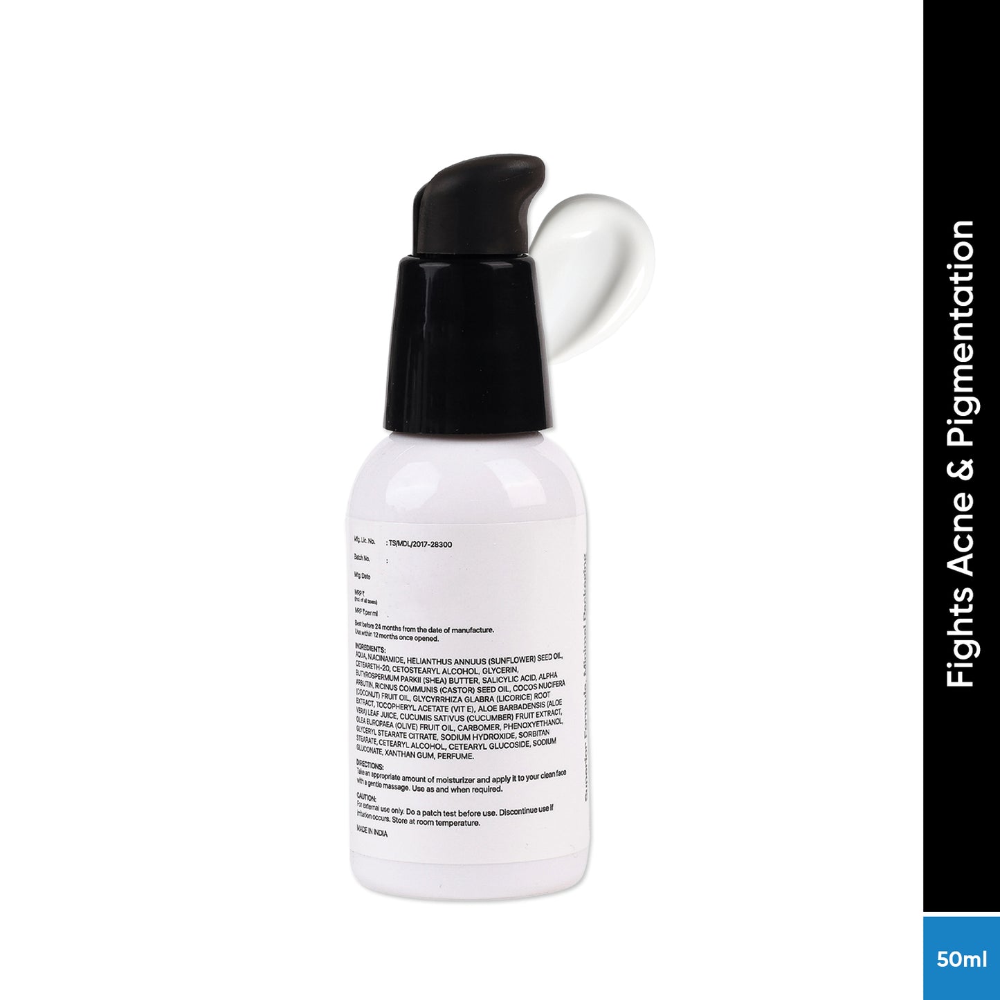 Glow and Acne Clear Face Moisturiser - 50ml | Reduces Pimples and Provides Glow