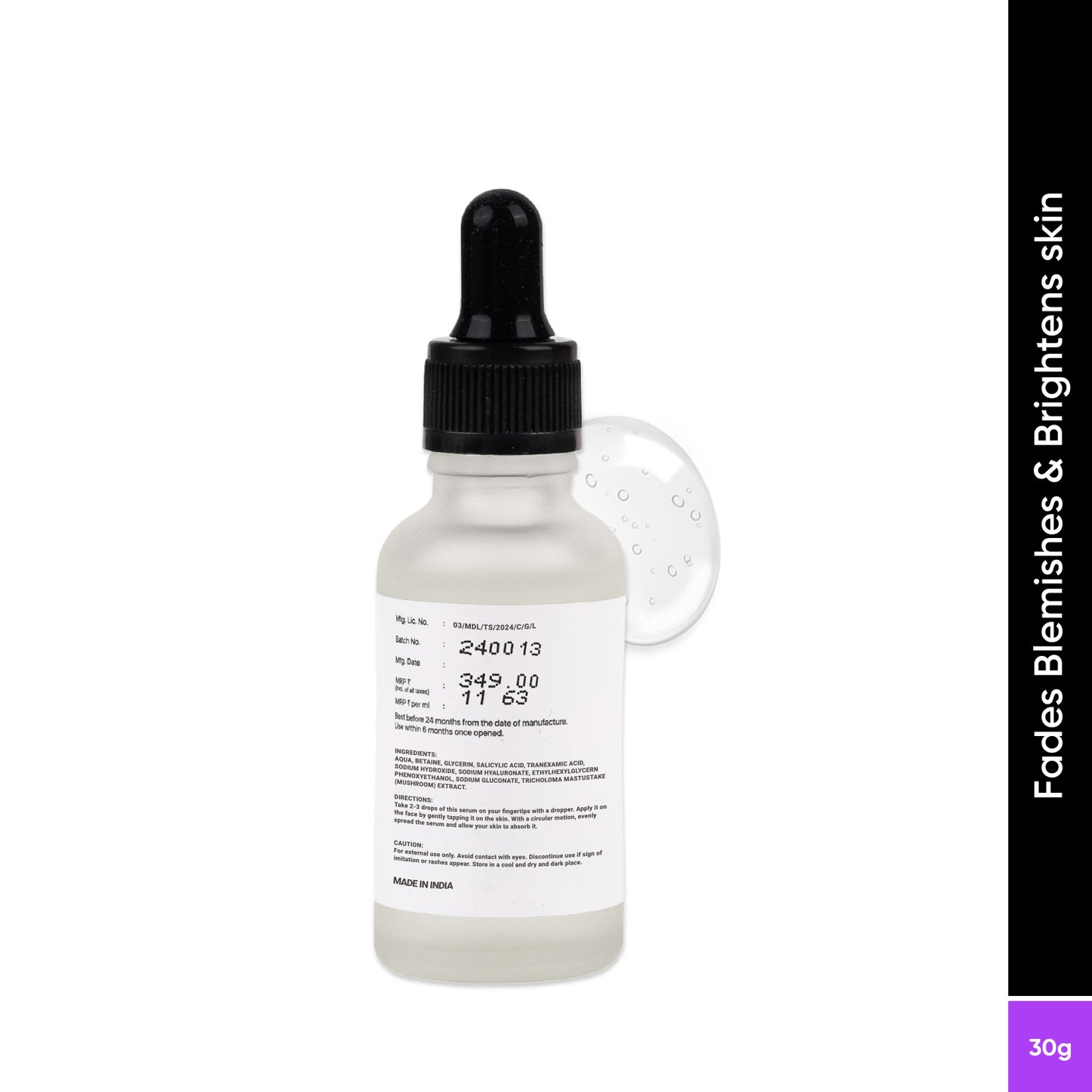 Salicylic Acid 2% + Tranexamic Acid 2% Serum - 30g | Anti-Acne and Brightening