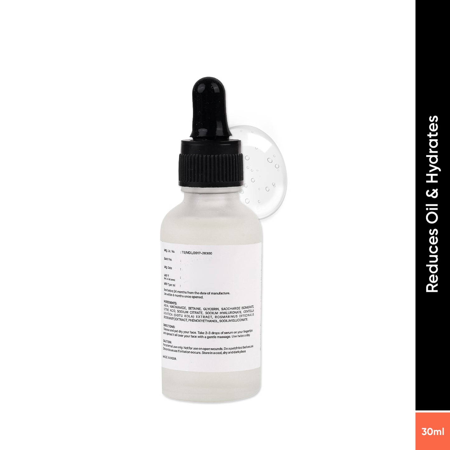 Niacinamide 5% Betaine 3% Serum - 30ml | Reduces Excess Oil