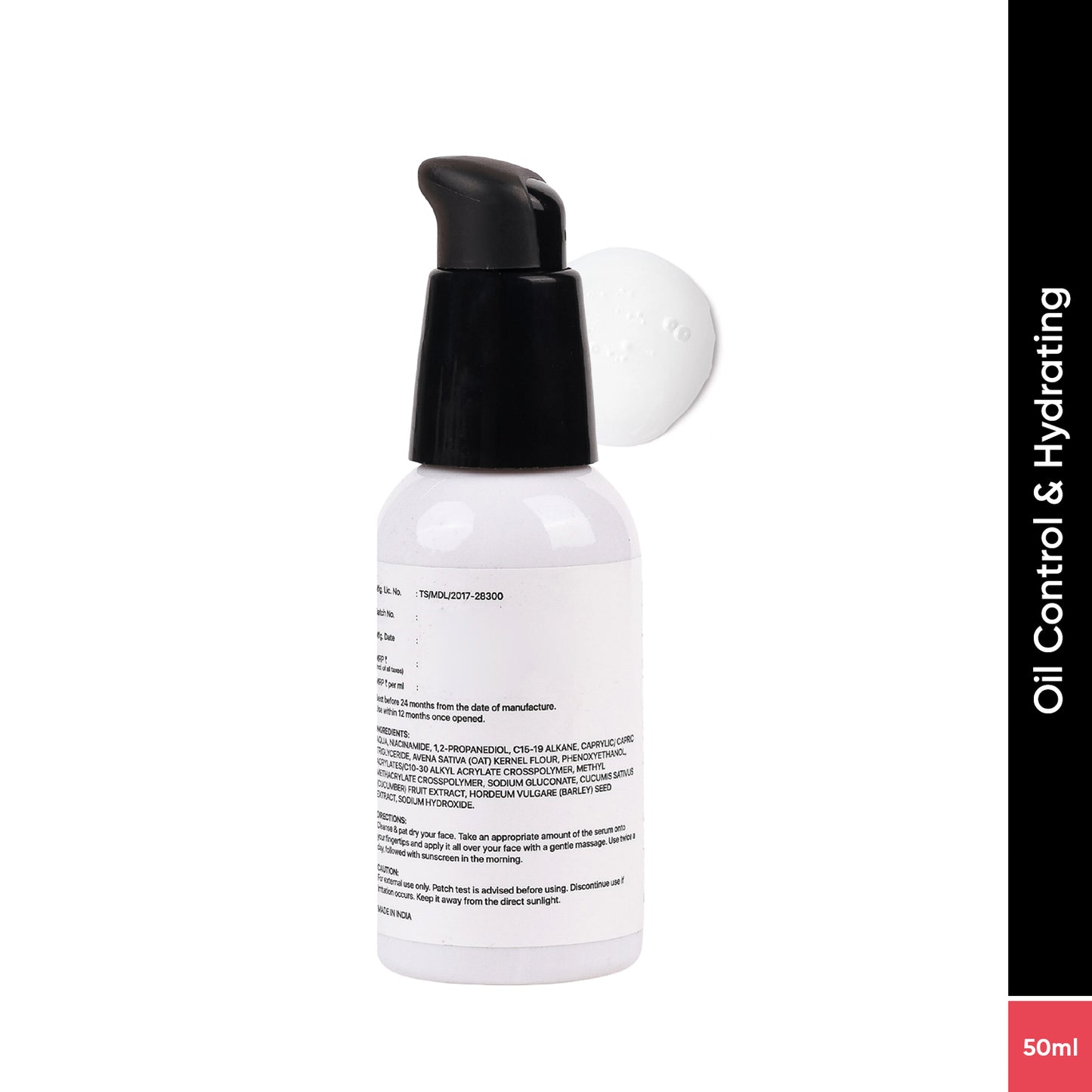 Oil Free Serum Moisturizer - 50g | For Long Lasting Hydration