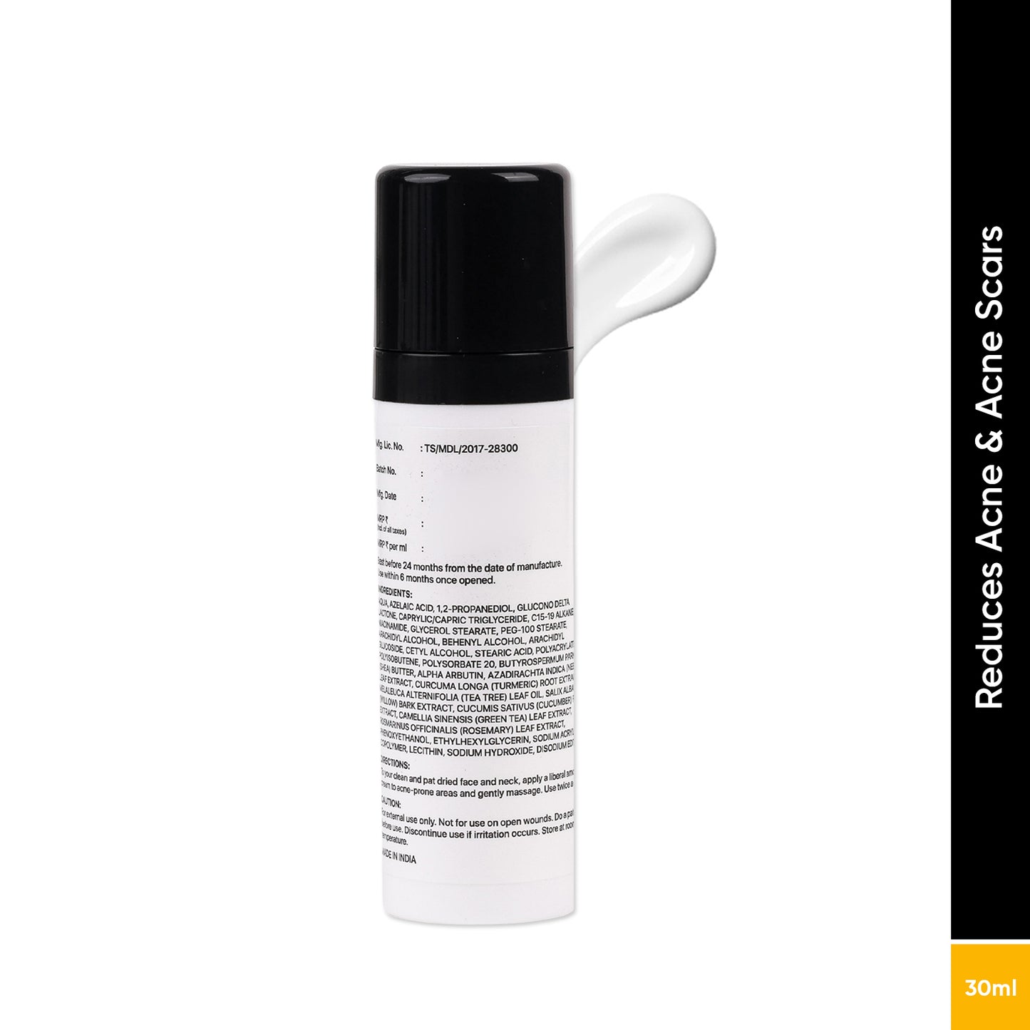 Azelaic Acid 9% GDL 5% Niacinamide 4% Cream - 30ml | Averts Acne Spots and Fades Acne Scars