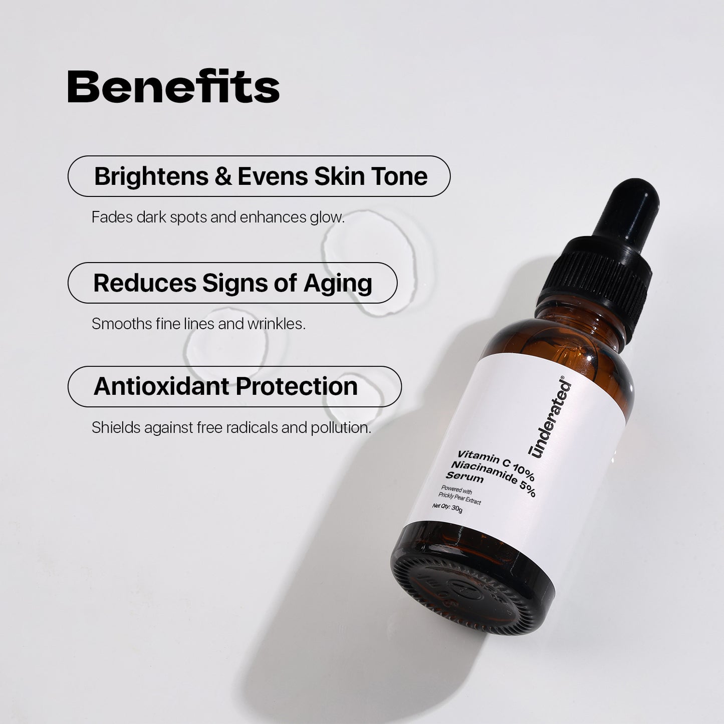 10% Vitamin C 5% Niacinamide Serum - 30g | Brightens and Evens Skin Tone