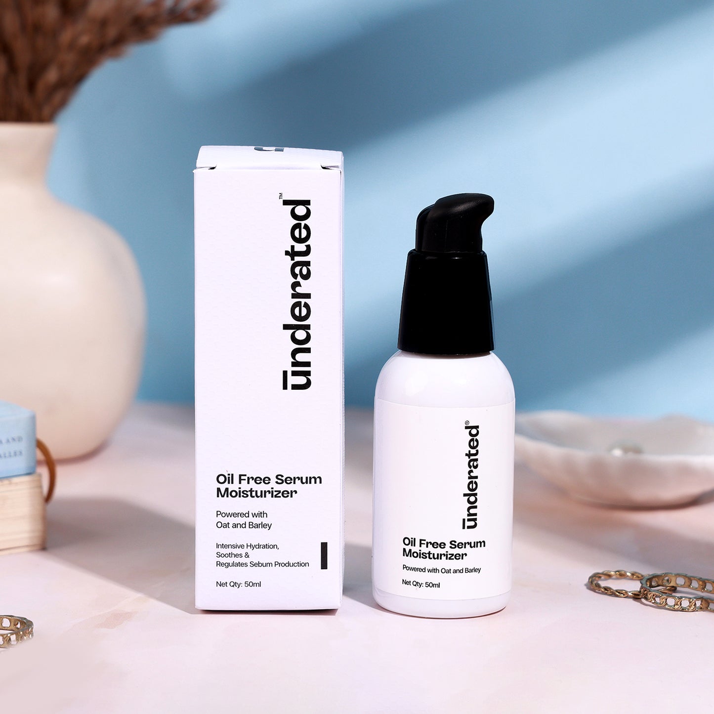 Oil Free Serum Moisturizer - 50g | For Long Lasting Hydration