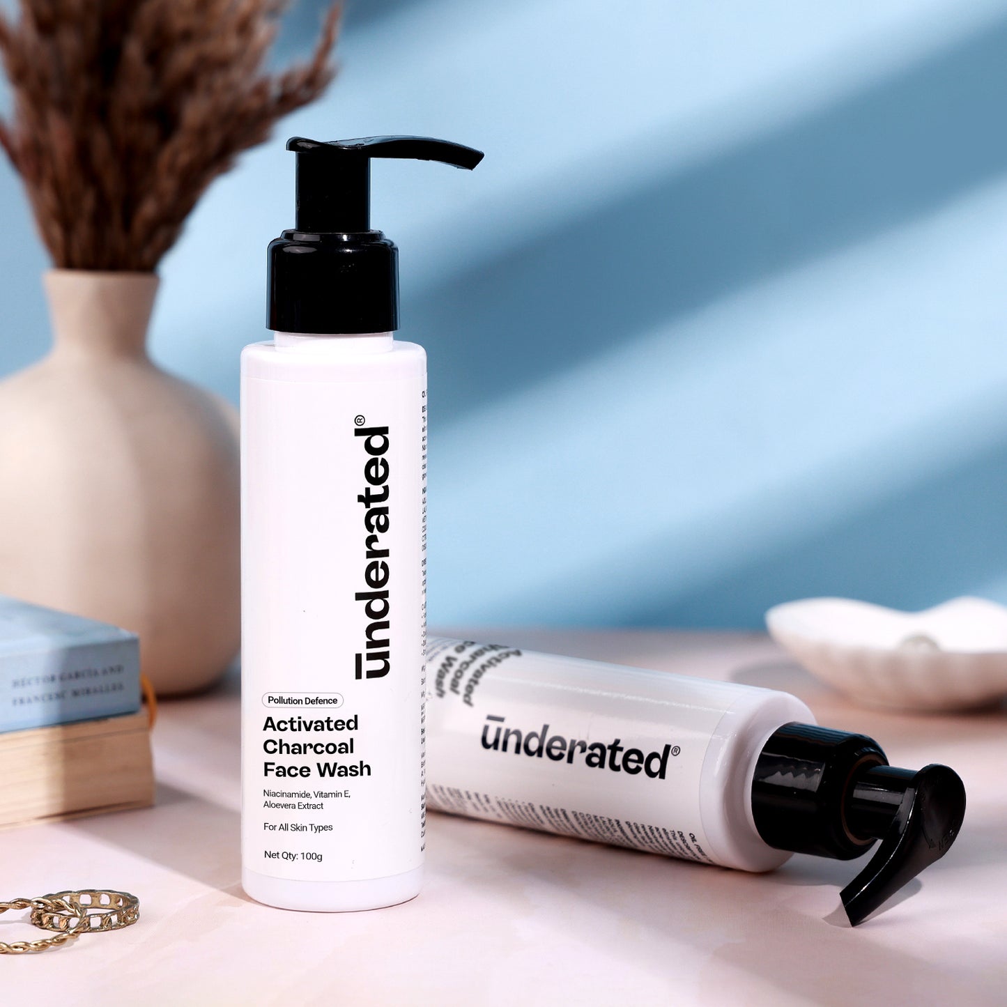 Activated Charcoal Pollution Defence Face Wash - 100g | Unclogs Pores & Detoxifies Skin