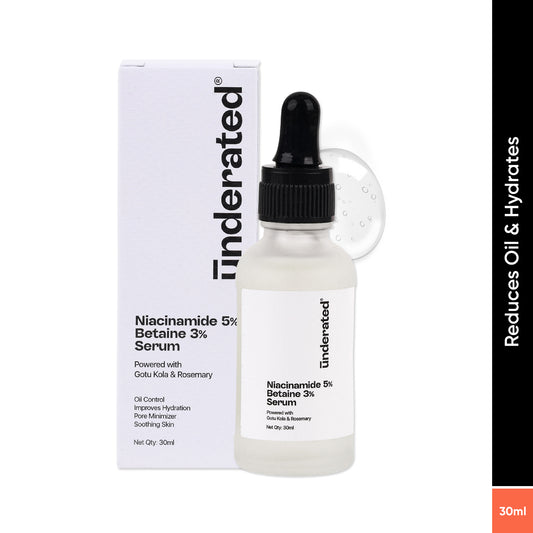 Niacinamide 5% Betaine 3% Serum - 30ml | Reduces Excess Oil