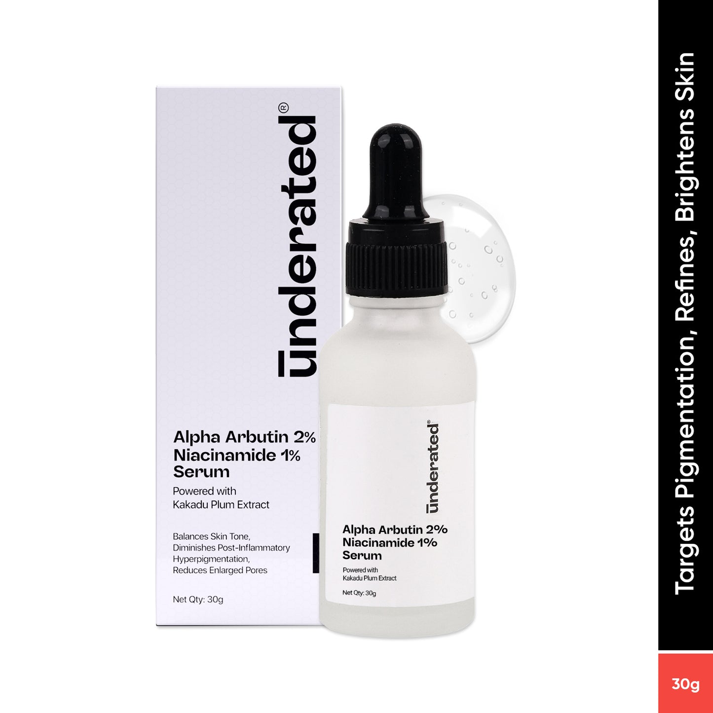 Alpha Arbutin 2% + Niacinamide 1% Serum - 30g | Brightening & Skin Tone Correction