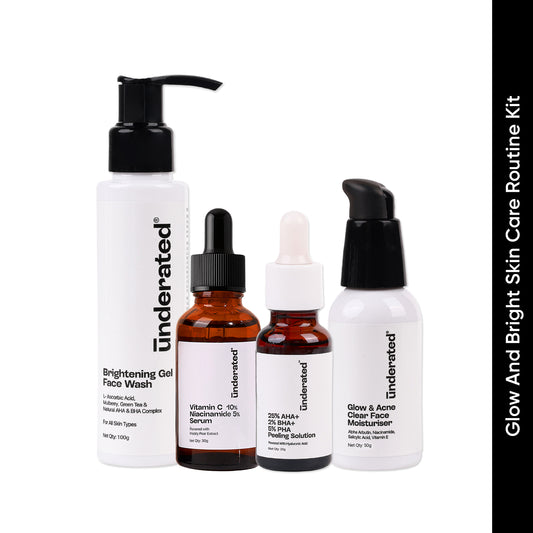 Glow And Bright Skin Care Routine Kit For Men & Women