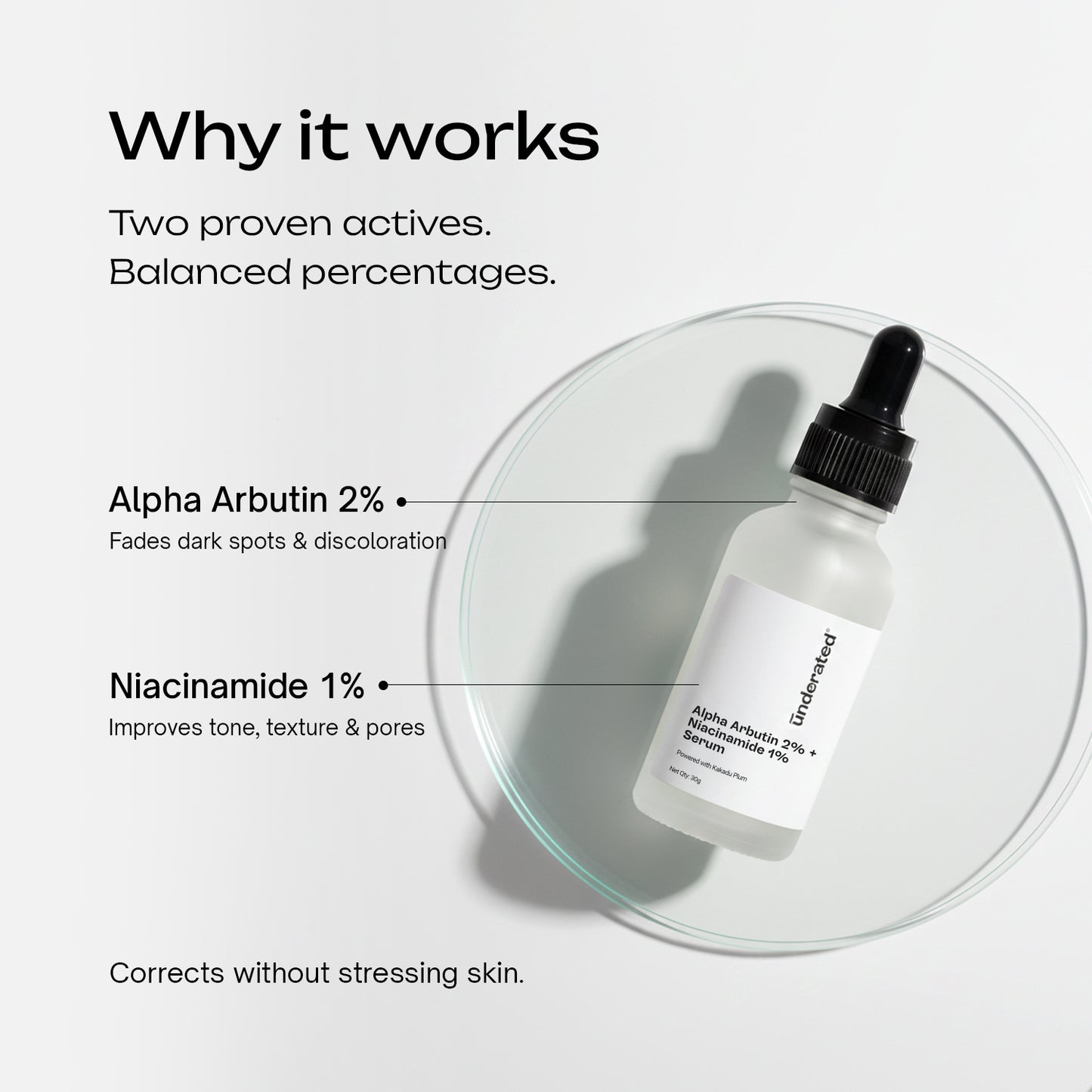 Alpha Arbutin 2% + Niacinamide 1% Serum