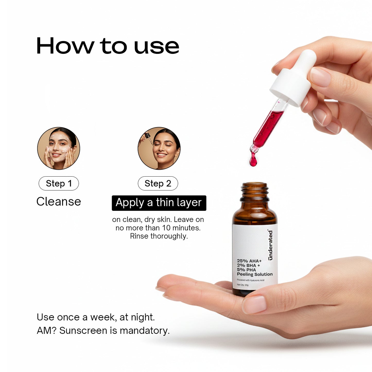 25% Aha + 2% Bha + 5% Pha Peeling Solution