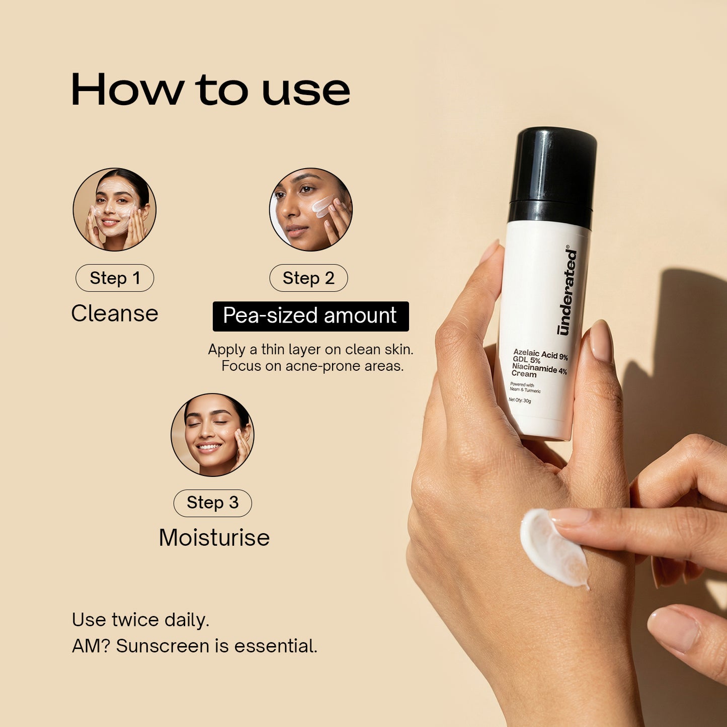 Azelaic Acid 9% GDL 5% Niacinamide 4% Cream