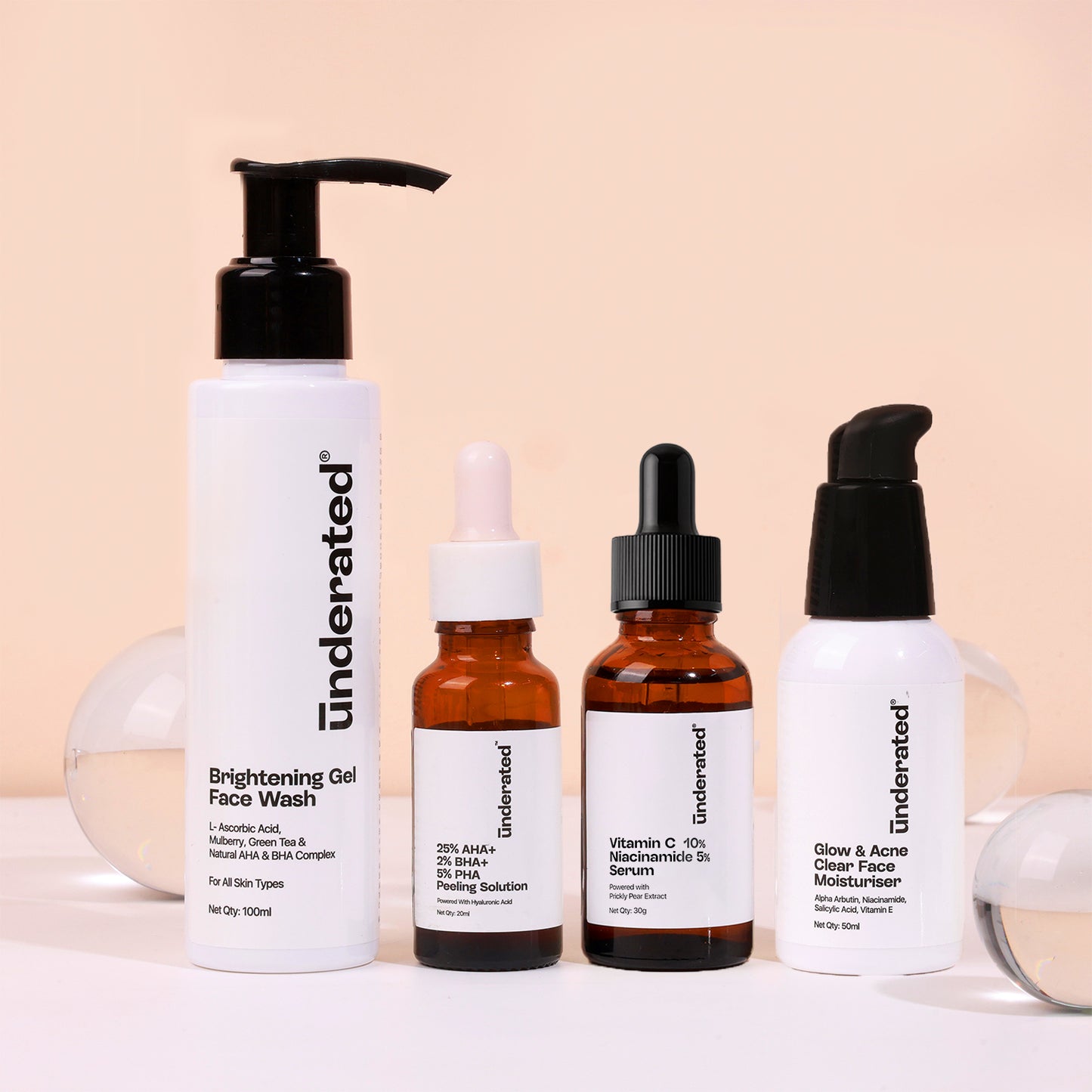 Glow And Bright Skin Care Routine Kit For Men & Women