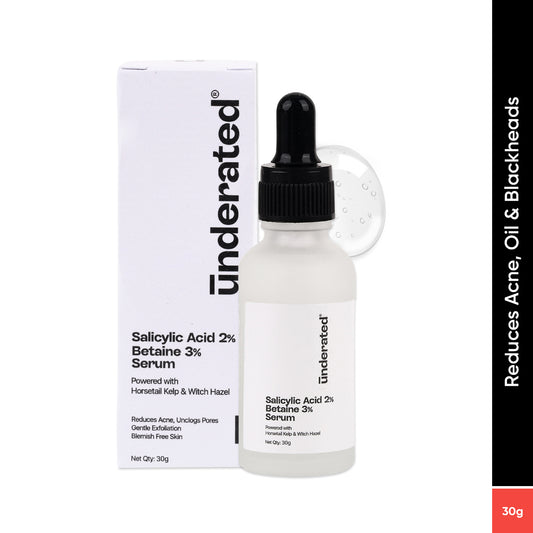 Salicylic Acid 2% Betaine 3% Serum - 30g | For Reduced Acne and Blemish Free Skin