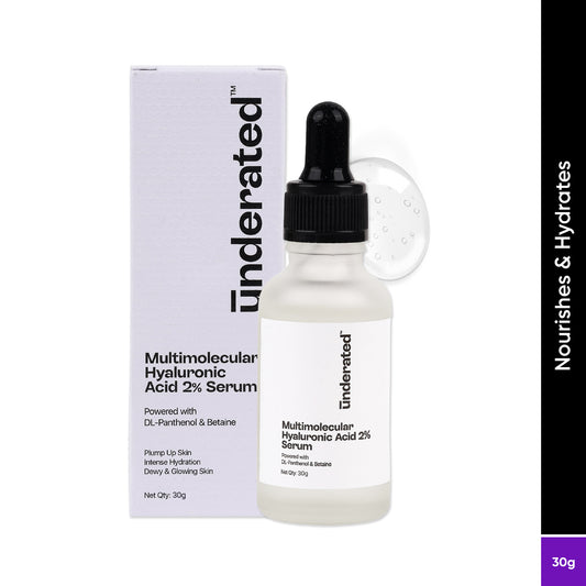 Multimolecular Hyaluronic Acid 2% Serum - 30g | For Glowing and Plump up skin