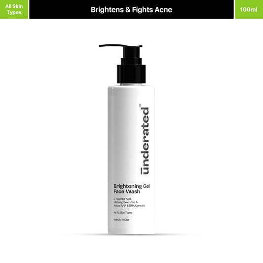 Brightening Gel Face Wash - 100ml | For Balanced Skin pH and Glowing look
