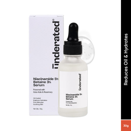 Niacinamide 5% Betaine 3% Serum - 30g | Reduces Excess Oil